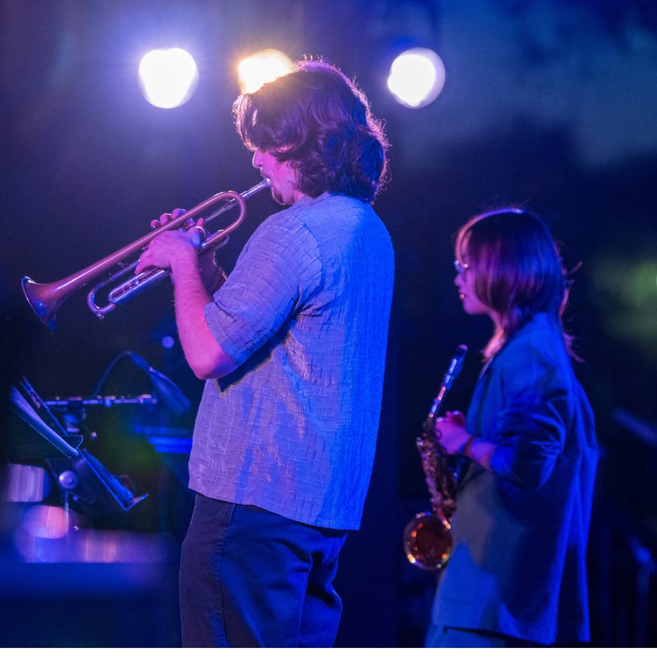 A group of people on a stage