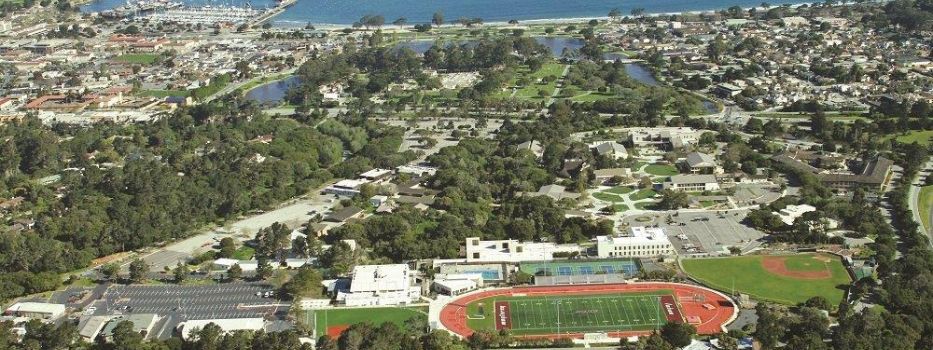 Aerial view of Monterey Peninsula College