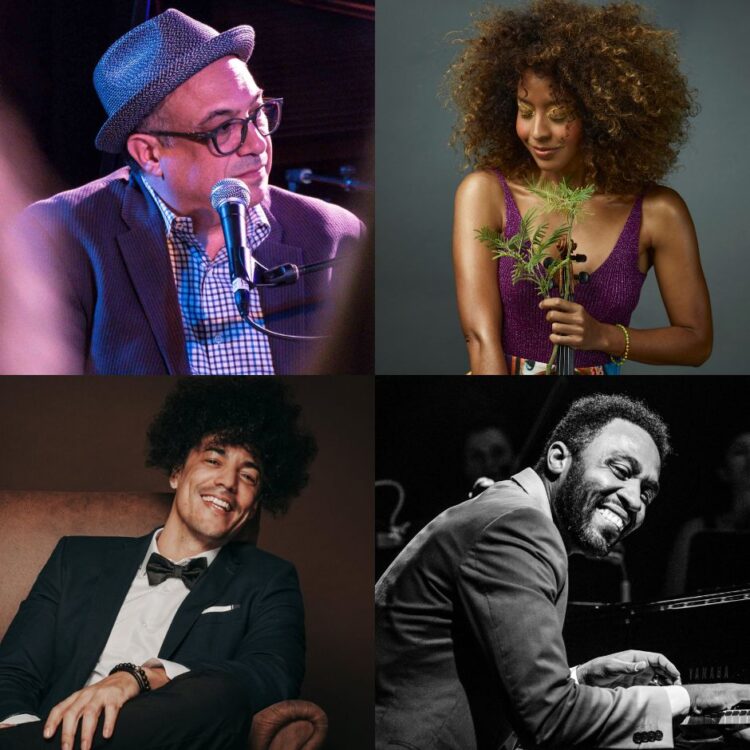 Collage of Ashley Khan, Yilian Cañizares, Jorge Luis Pacheco and Dayramir González