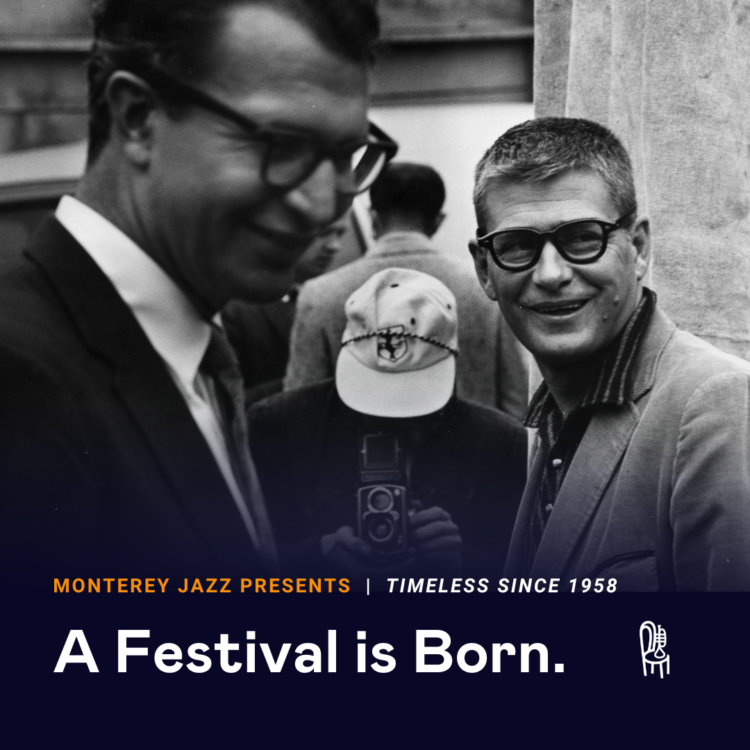 Closeup of a group of people standing around overlaid with the text 'A Festival is Born'