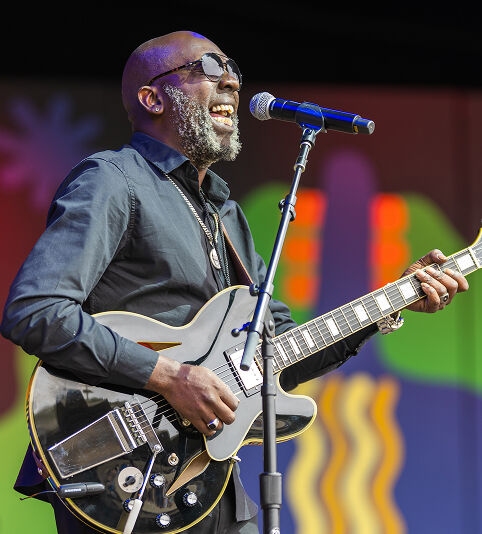 Mr Sipp performing on stage