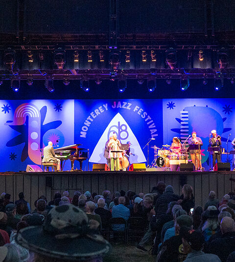 Rene Marie performing on stage