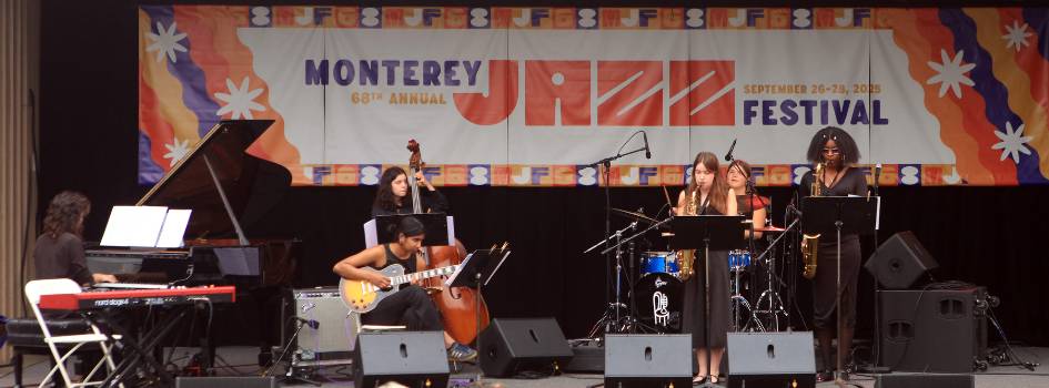 A group of women on stage