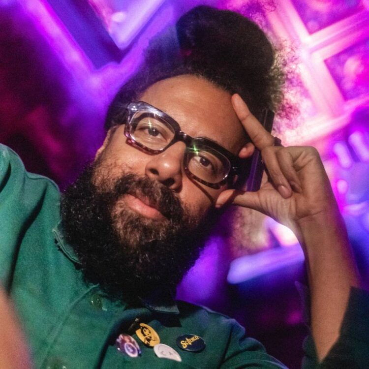 A man looking at the camera