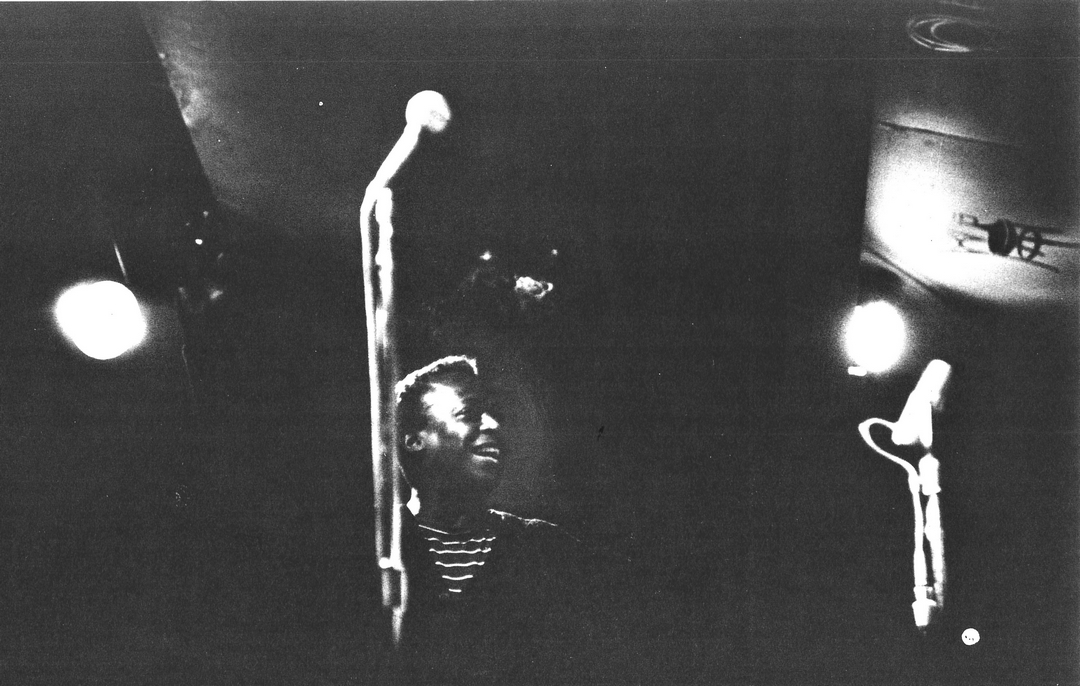 A person standing on a stage